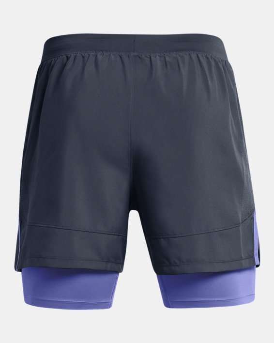 Men's UA Launch 2-in-1 5" Shorts, Gray, pdpMainDesktop image number 6